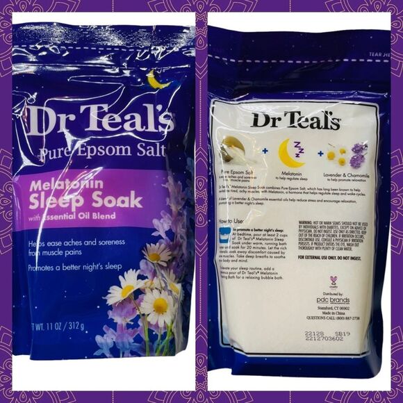 Dr Teal's Bath and Body Regimen Relax & Relief Gift Set: Melatonin - Picture 10 of 14